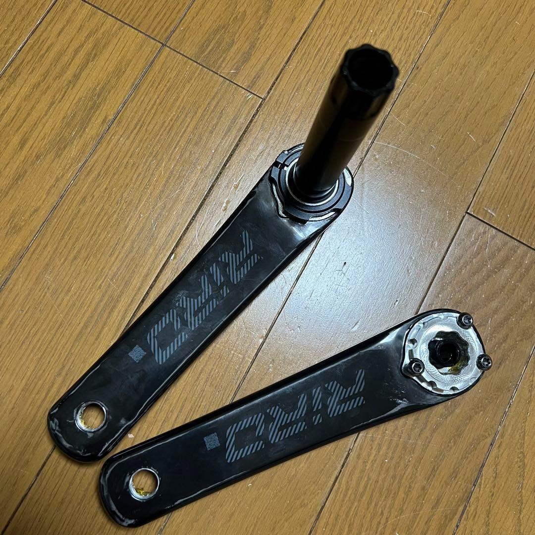 RIROリロカーボン超軽量クランクセット170φ24mmシャフトGXP3穴対応