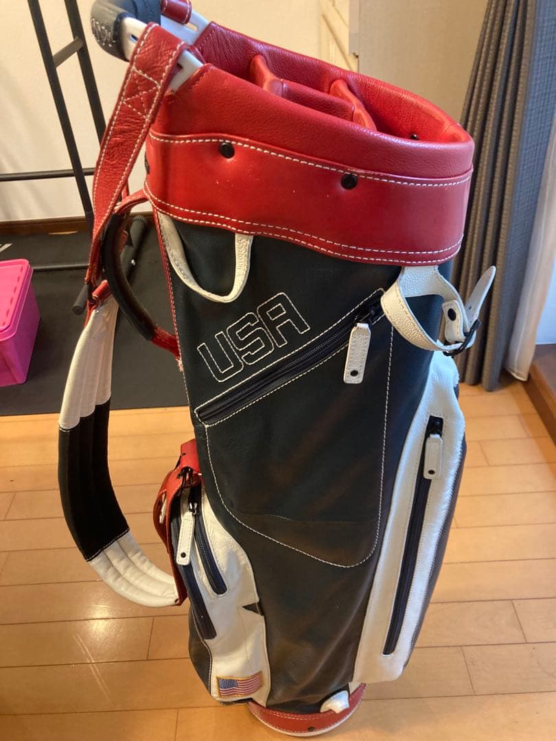 sun mountainレザーキャディバッグ
