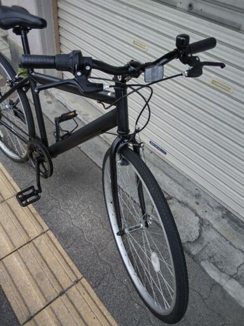 美品☆26吋 シティクロスバイク 6speed/ブラック