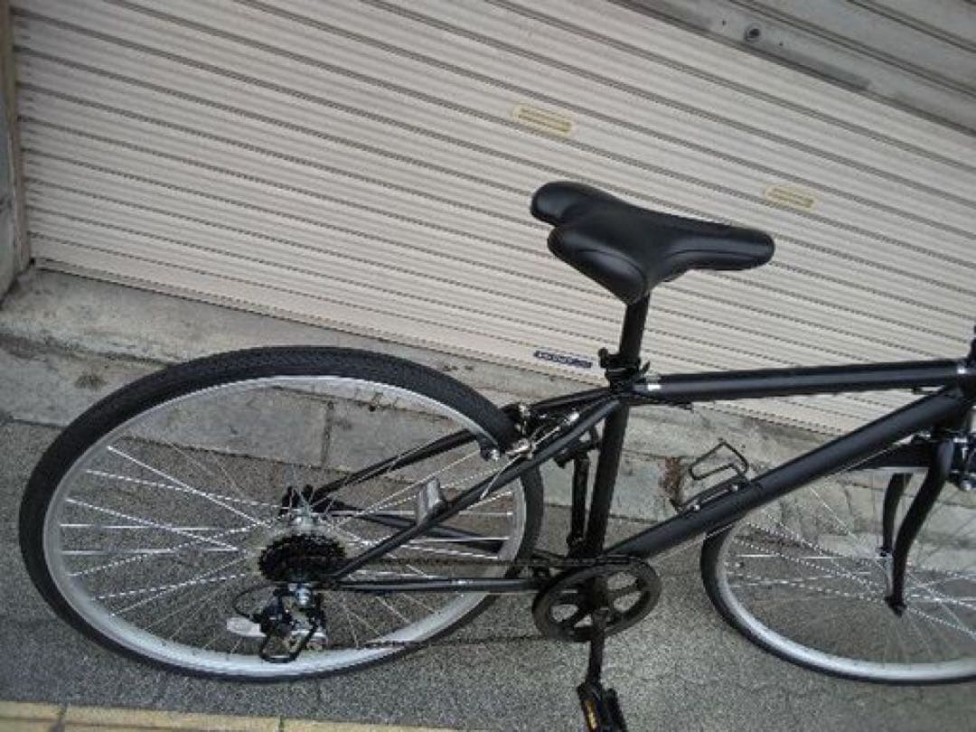 美品☆26吋 シティクロスバイク 6speed/ブラック