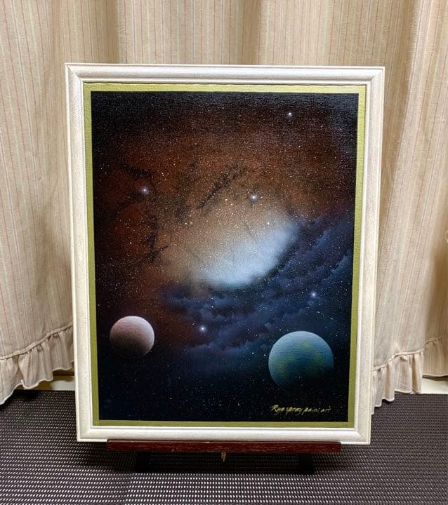 スプレーアート　galaxy