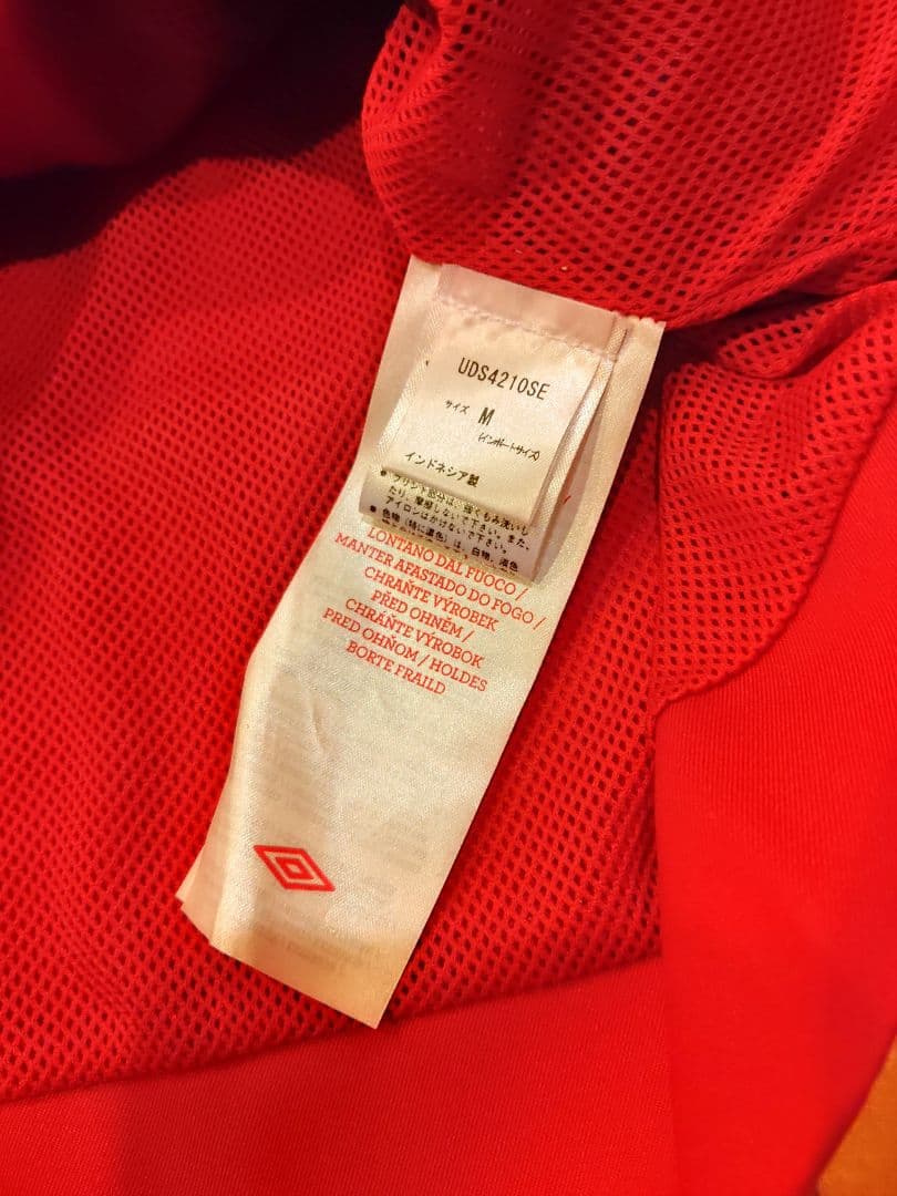 Umbro イングランド代表 ジャケットジャージ レッド新品タグ付き