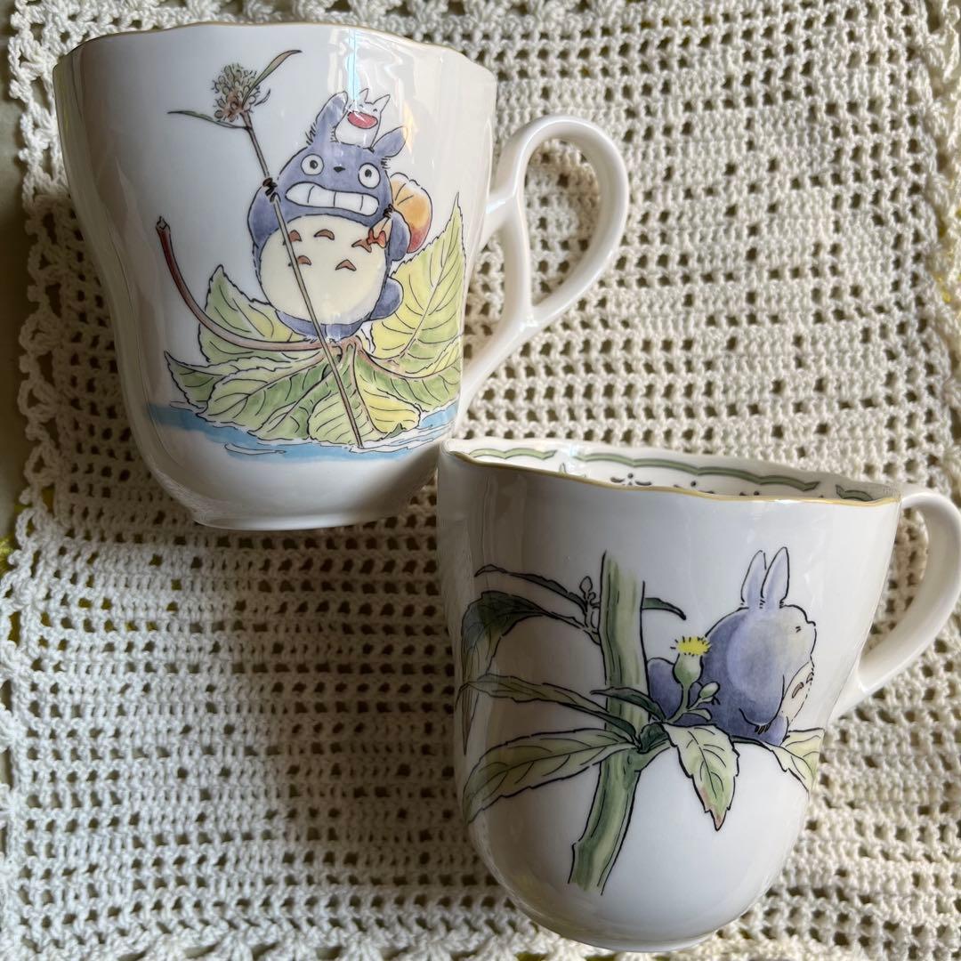 Noritake となりのトトロ　モーニングペアセット　マグカップ&プレート