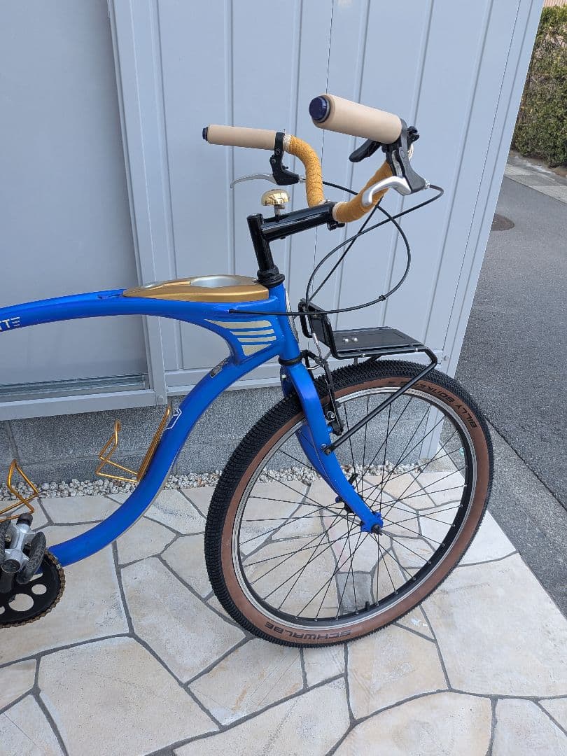 【再値引【パーツ追加】】SCHWINNビーチクルーザー改クランカーカスタム中古