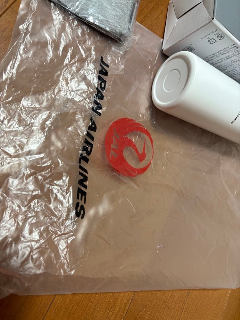 JAL 成田　デリー　初便　搭乗記念品