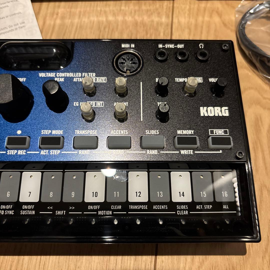 【ほぼ新品】KORG volca nubass 真空管シンセサイザー