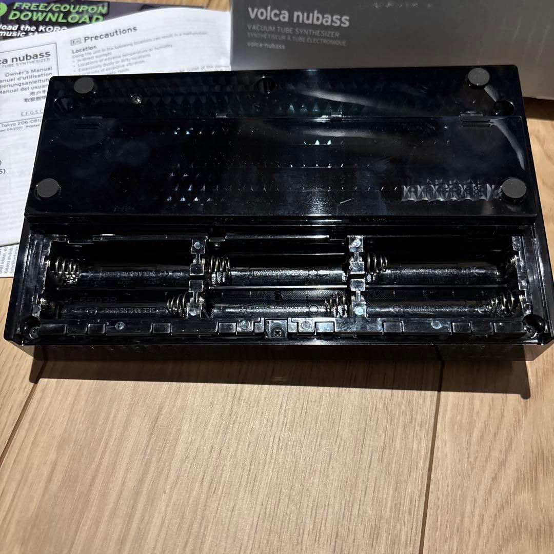 【ほぼ新品】KORG volca nubass 真空管シンセサイザー