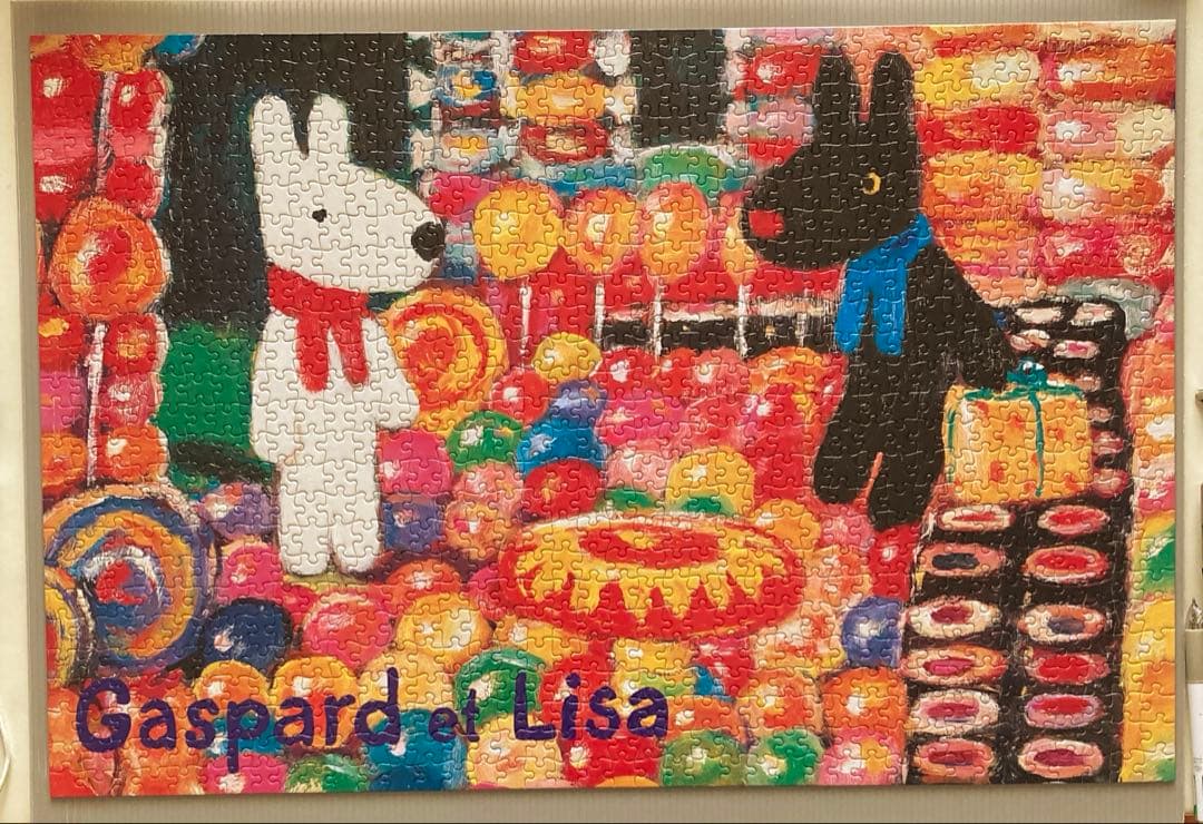 リサとガスパール　ジグソーパズル　おかしの家　　　1000ピース