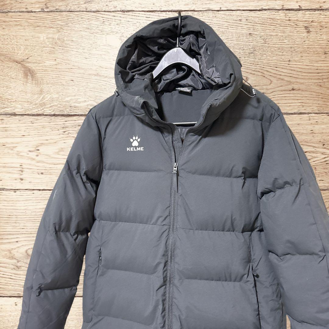 ★セール品★KELME ケルメ フード付き ロングダウンコート ベンチコート M