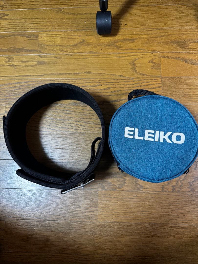 ELEIKO ハイブリッドリフティングベルト/ グリーン / サイズM ケース付