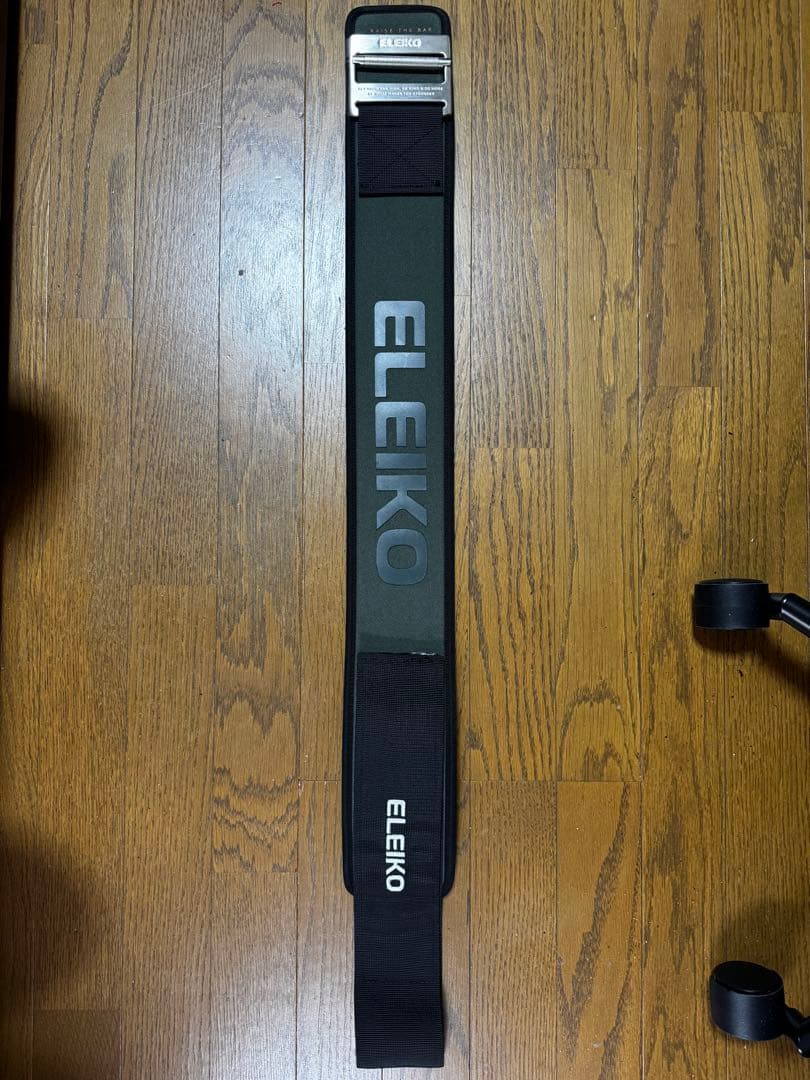 ELEIKO ハイブリッドリフティングベルト/ グリーン / サイズM ケース付