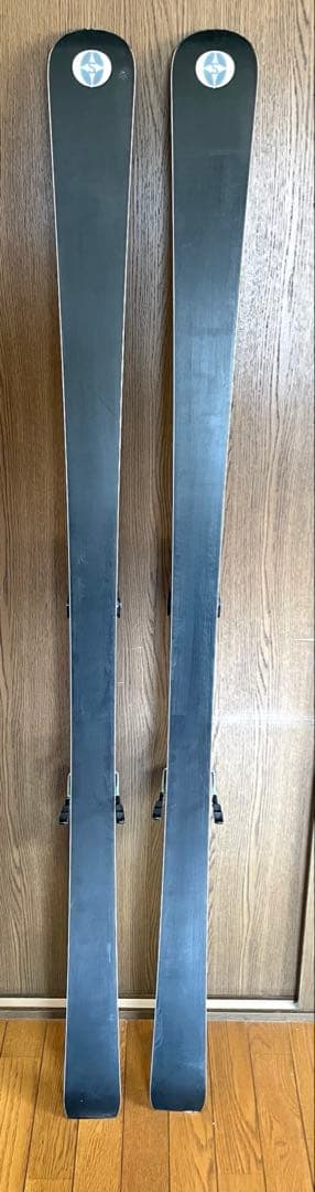 スキー板(オガサカTC-MS) 167cm グリーン　ビンディング付き