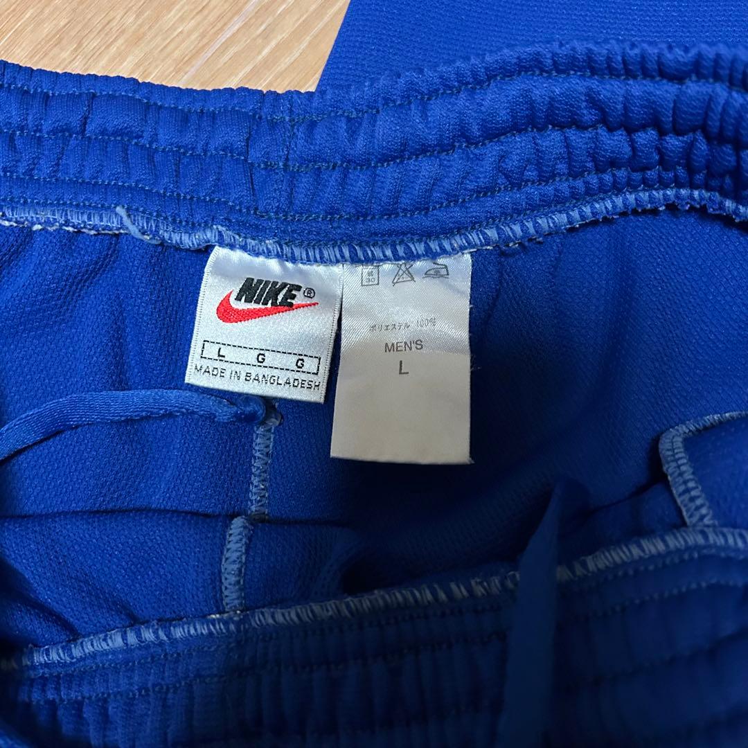 良品 90s NIKE 白タグ ジャージ セットアップ ブルー L
