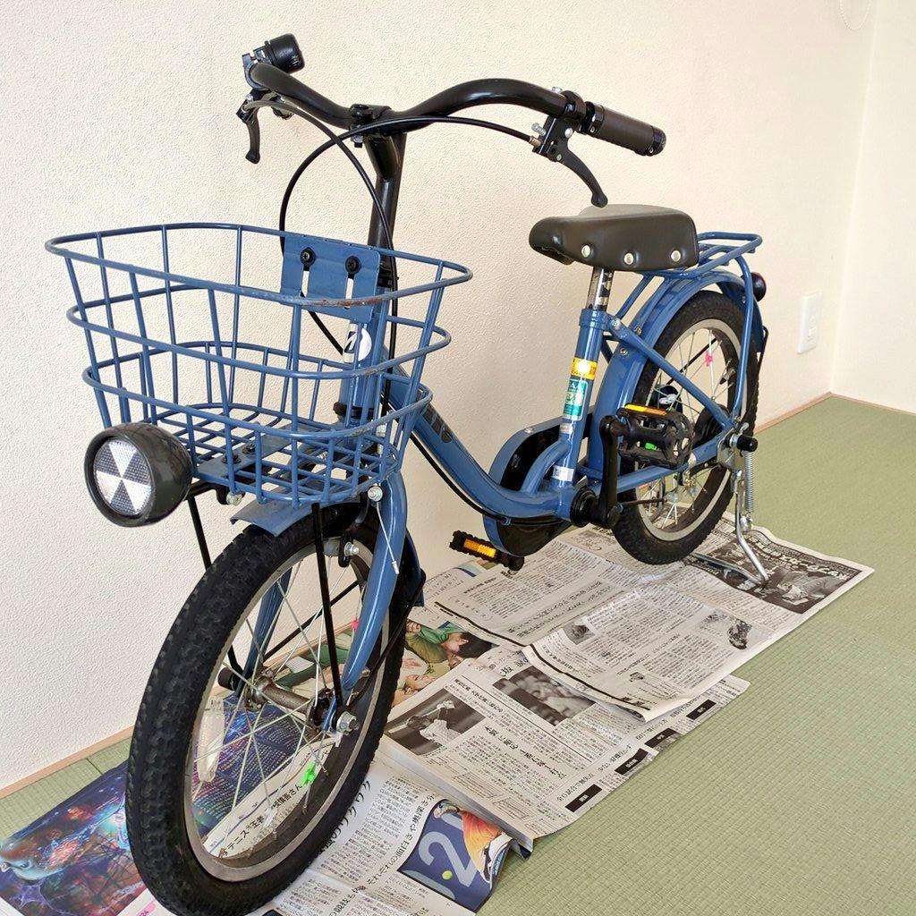 【直接お取り引き】bikke　16インチ　ネイビーグレー　子ども用自転車
