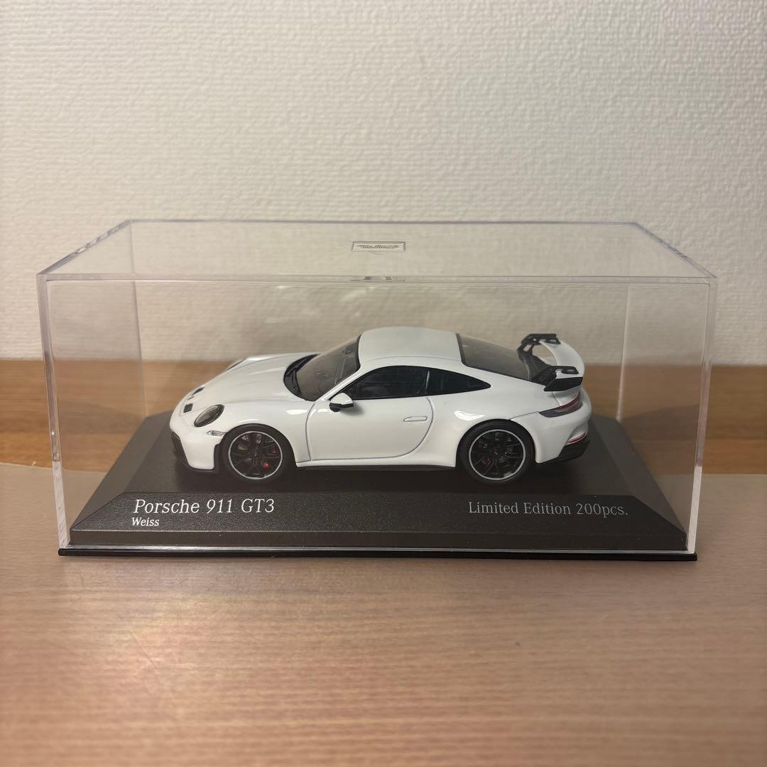 ミニチャンプス ポルシェ 911 GT3 ホワイト 1/43 限定200個