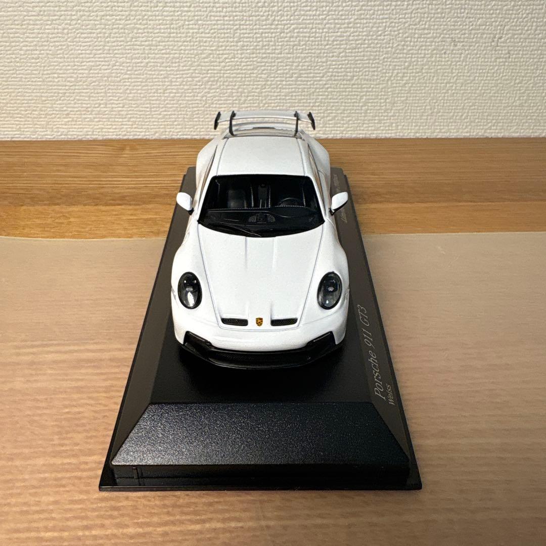 ミニチャンプス ポルシェ 911 GT3 ホワイト 1/43 限定200個