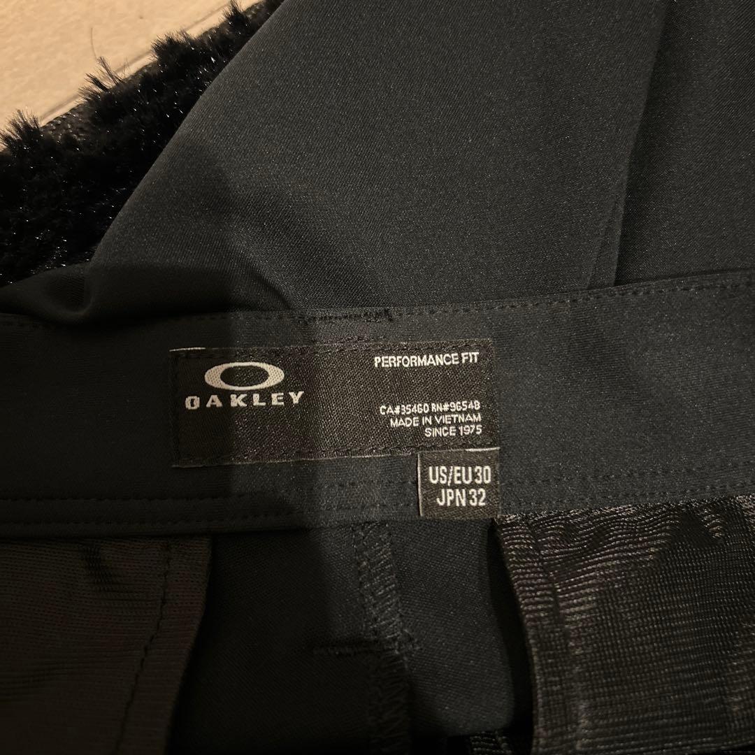 【美品】OAKLEY ゴルフウェア 上下セットアップ ジャージ 刺繍ロゴ 古着