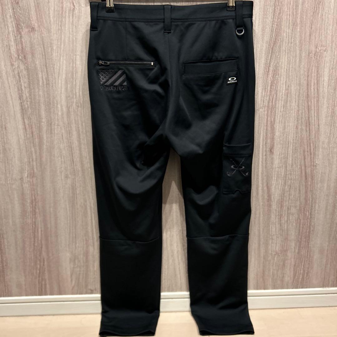【美品】OAKLEY ゴルフウェア 上下セットアップ ジャージ 刺繍ロゴ 古着