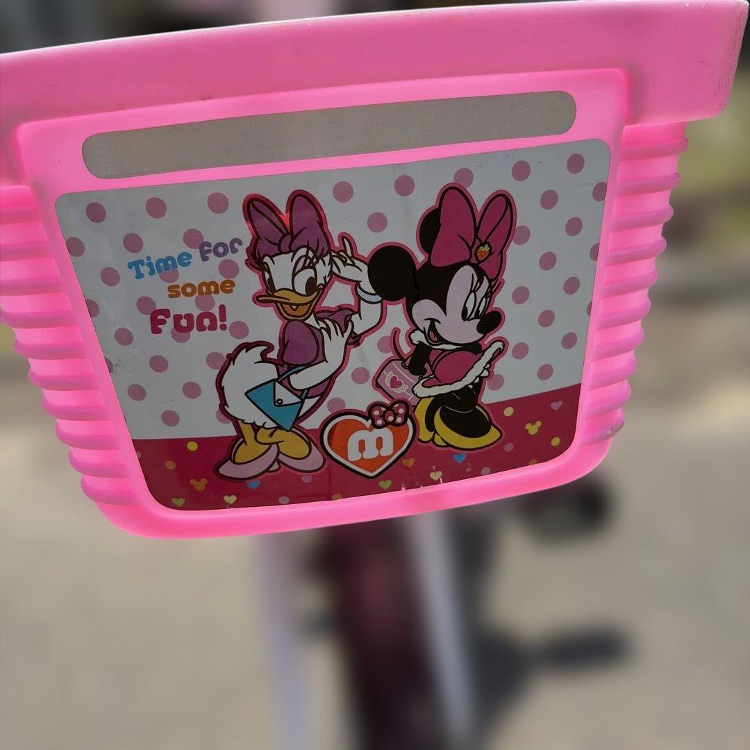 子供用自転車　キッズ　ミニーマウス　ディズニー　ピンク
