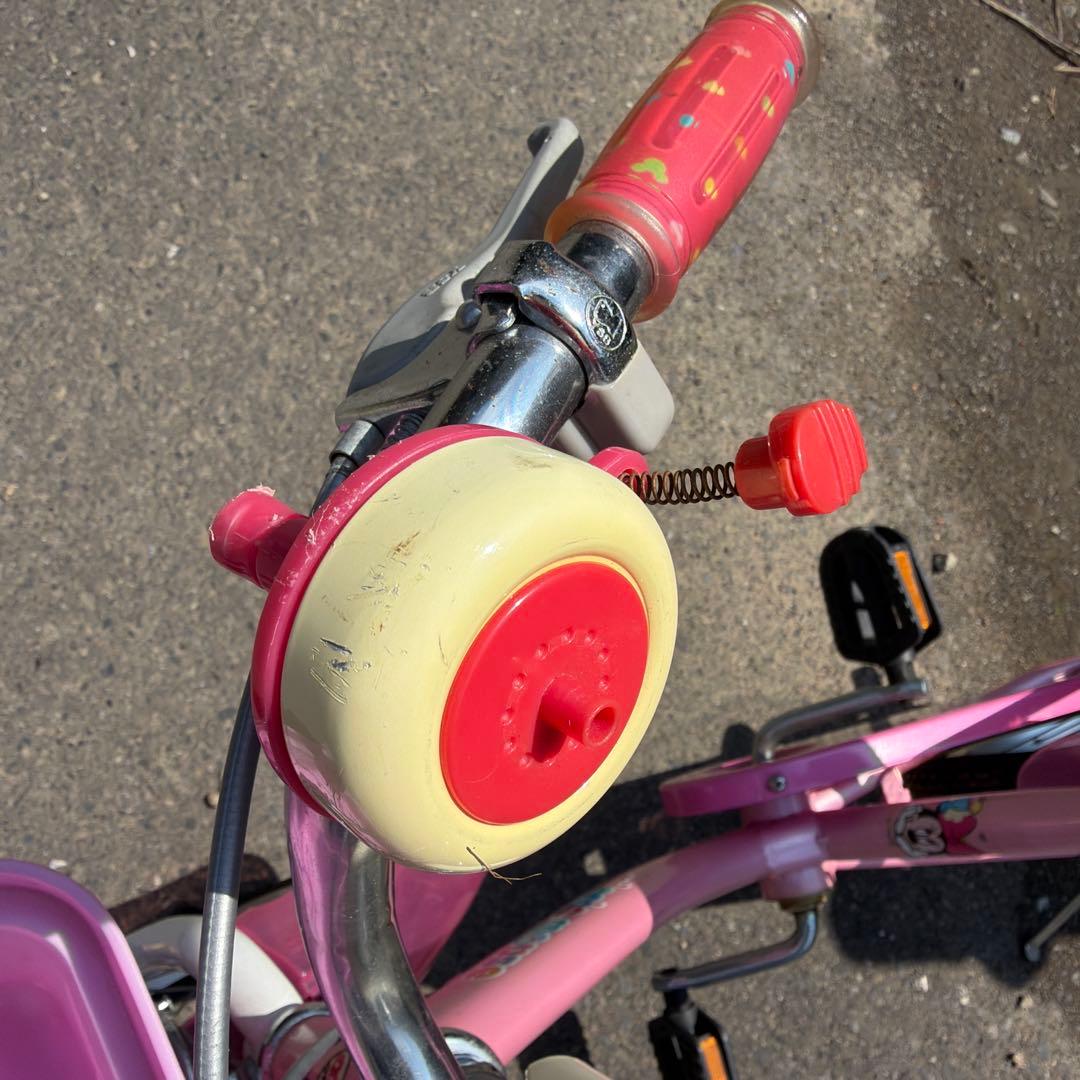 子供用自転車　キッズ　ミニーマウス　ディズニー　ピンク