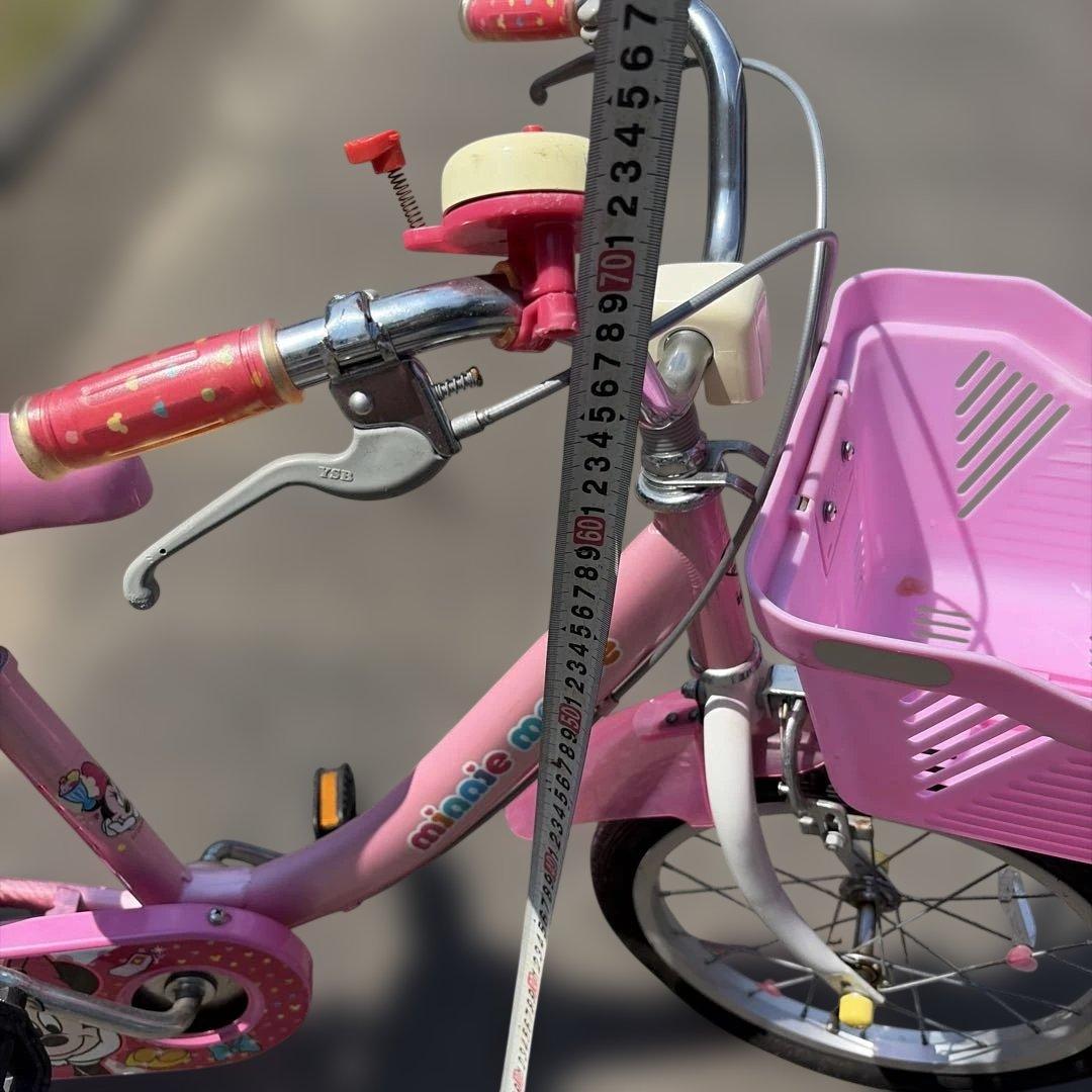 子供用自転車　キッズ　ミニーマウス　ディズニー　ピンク