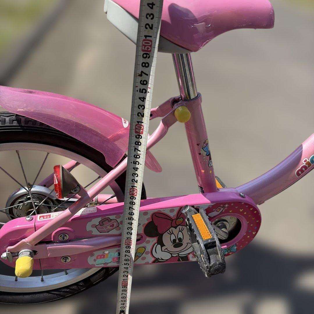 子供用自転車　キッズ　ミニーマウス　ディズニー　ピンク