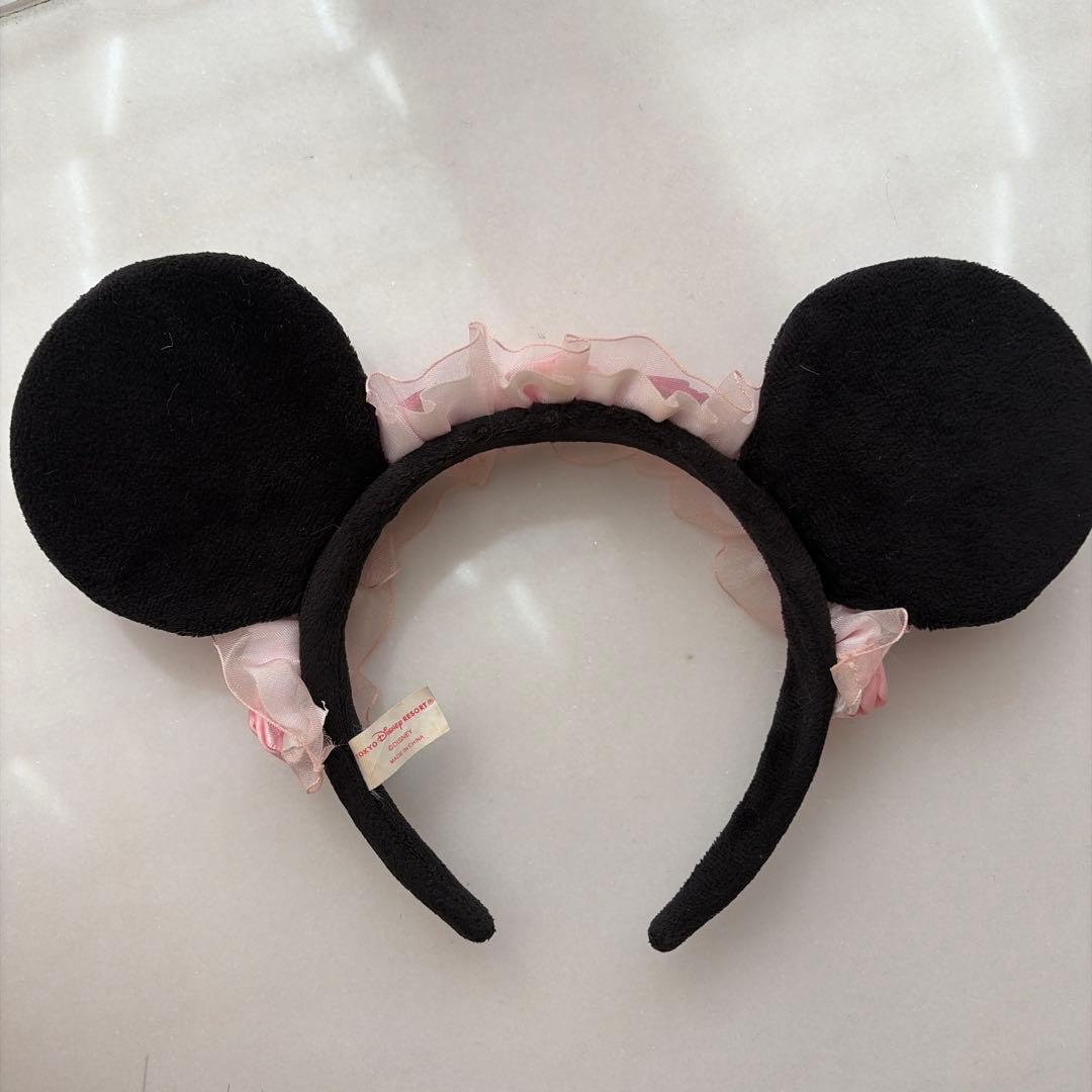 ディズニーカチューシャ 薔薇ミニー