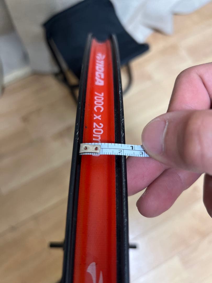 700C ピスト  フロントホイール クリンチャー