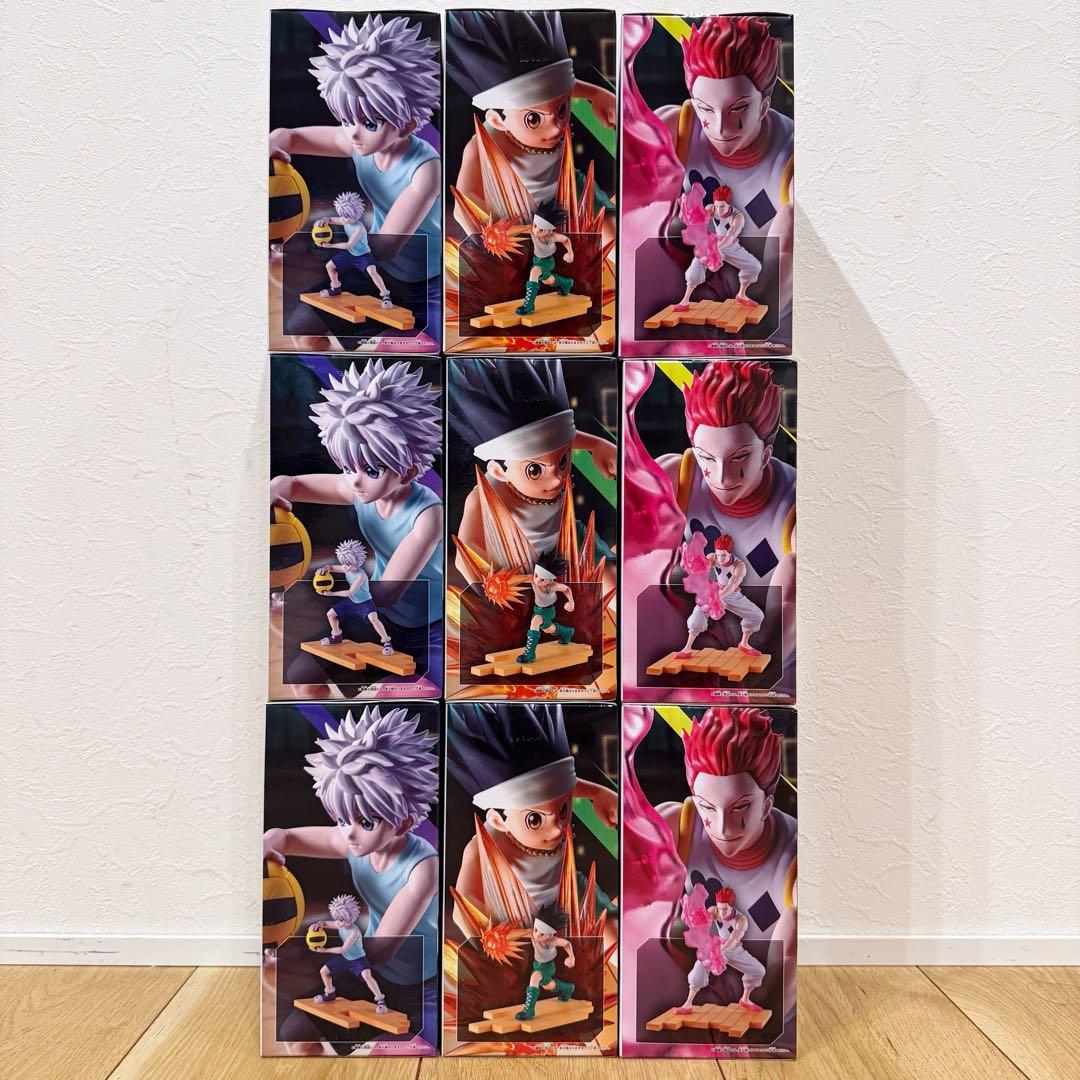 HUNTER×HUNTERフィギュアG.I.編 ゴン キルア ヒソカ 9個セット
