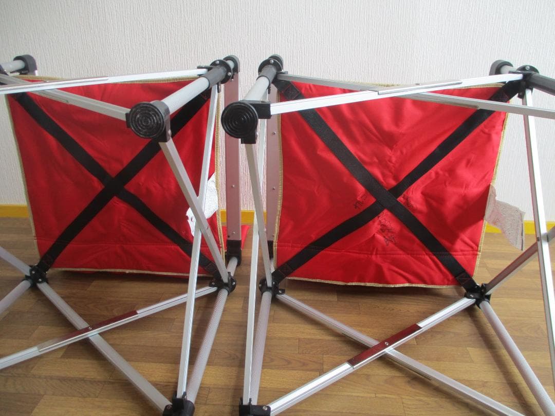 Coleman コールマン スリムキャプテンチェア レッド 2脚セット