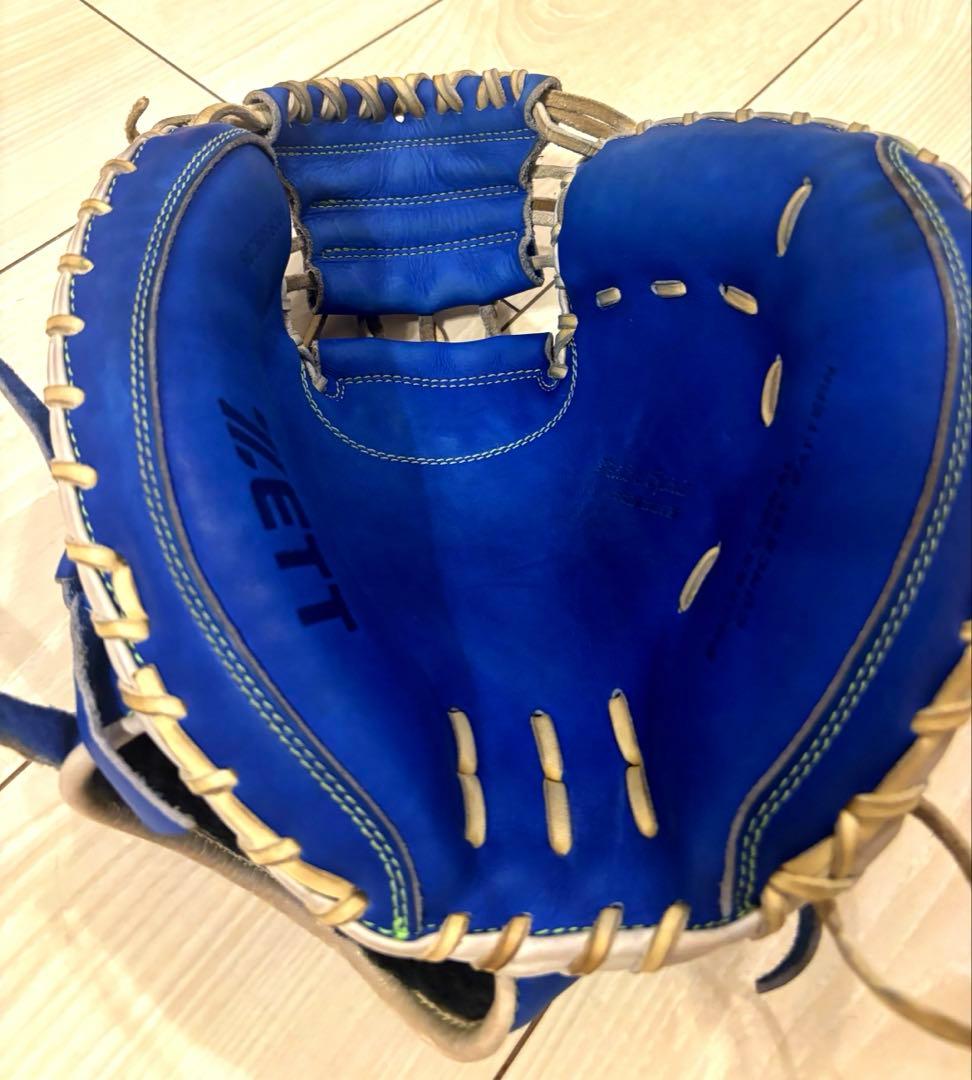 小林モデル　コンパクトタイプZETT 軟式グローブ 青色 日本製
