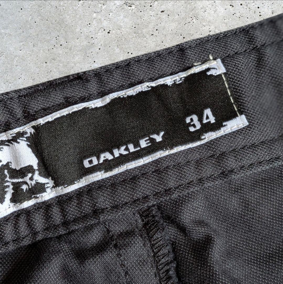 OAKLEY オークリー　パンツ　カーゴパンツ　ゴルフパンツ　濃グレー　スカル