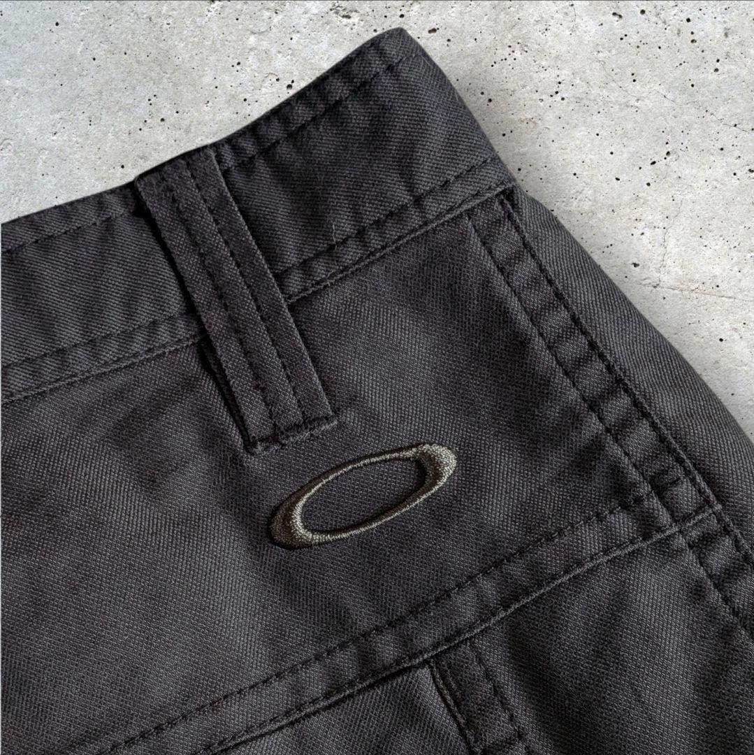 OAKLEY オークリー　パンツ　カーゴパンツ　ゴルフパンツ　濃グレー　スカル