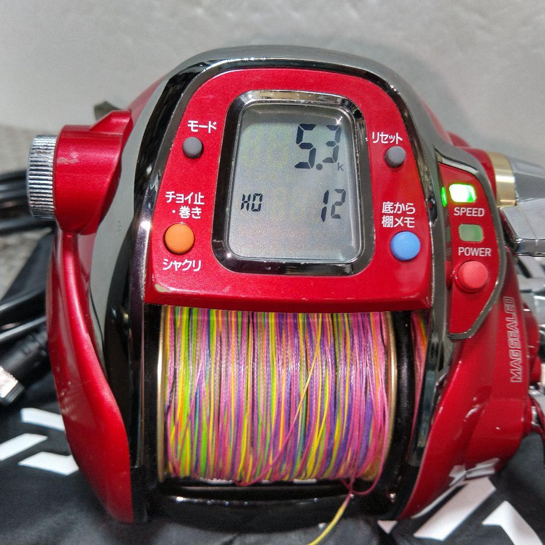 Daiwa　14SEABORG 750MT　使用距離5.3km 使用時間12H