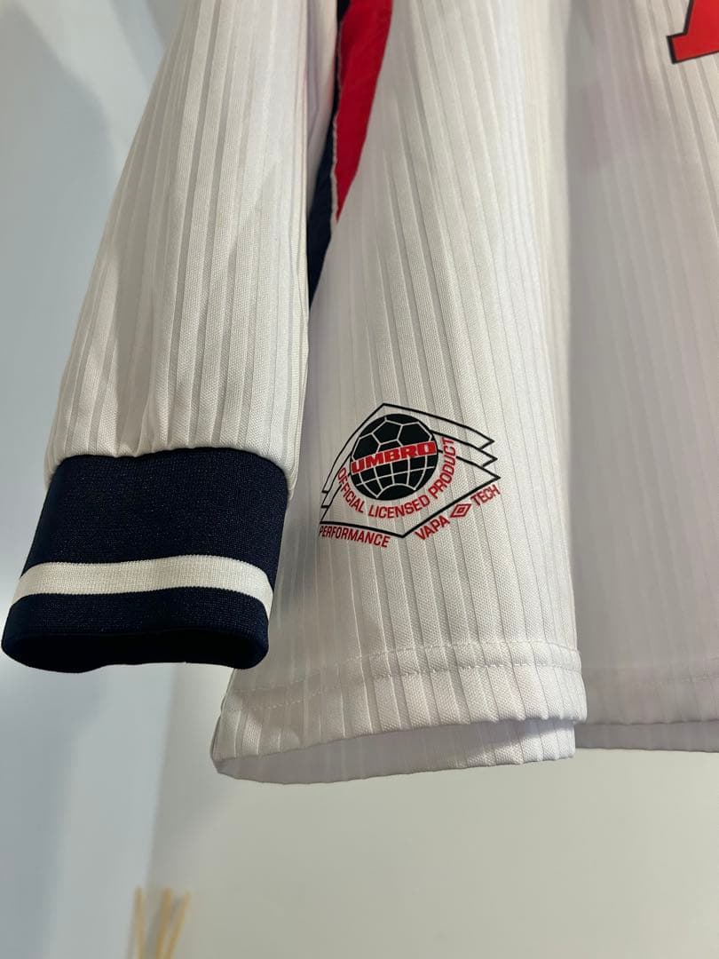 UMBRO イングランド代表 ベッカム　長袖ポロシャツ 7 美品