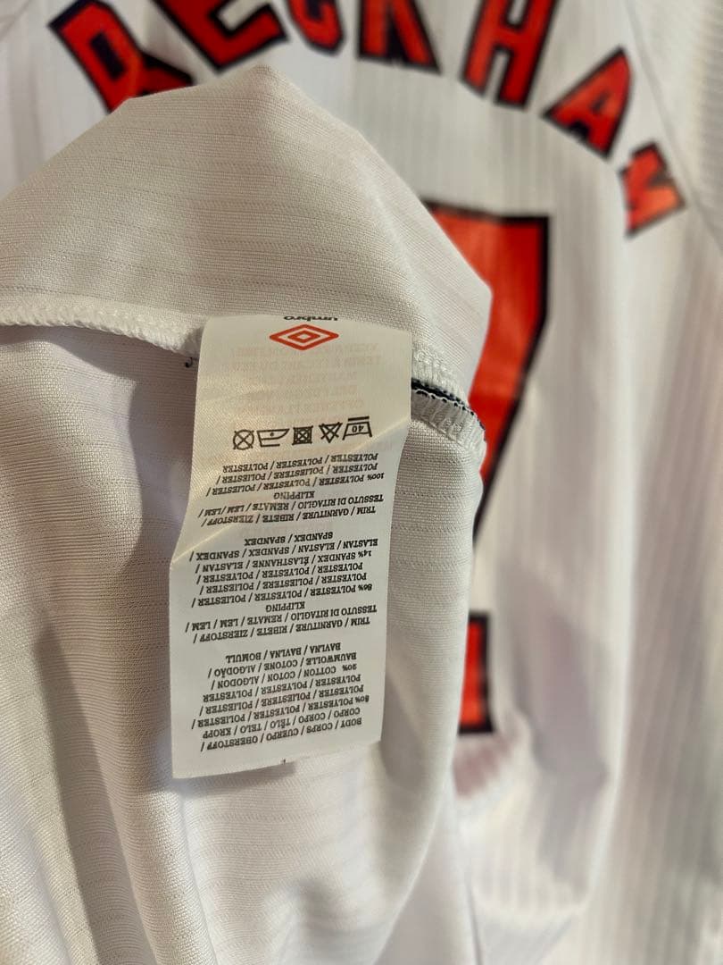 UMBRO イングランド代表 ベッカム　長袖ポロシャツ 7 美品
