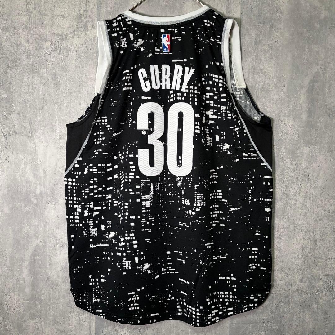 希少デザイン NBA ウォリアーズ カリー シティライト ユニフォーム 刺繍