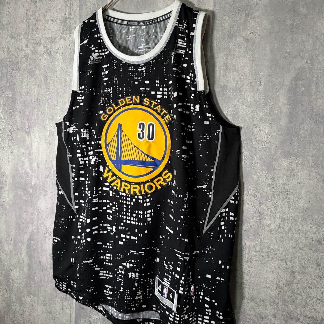 希少デザイン NBA ウォリアーズ カリー シティライト ユニフォーム 刺繍