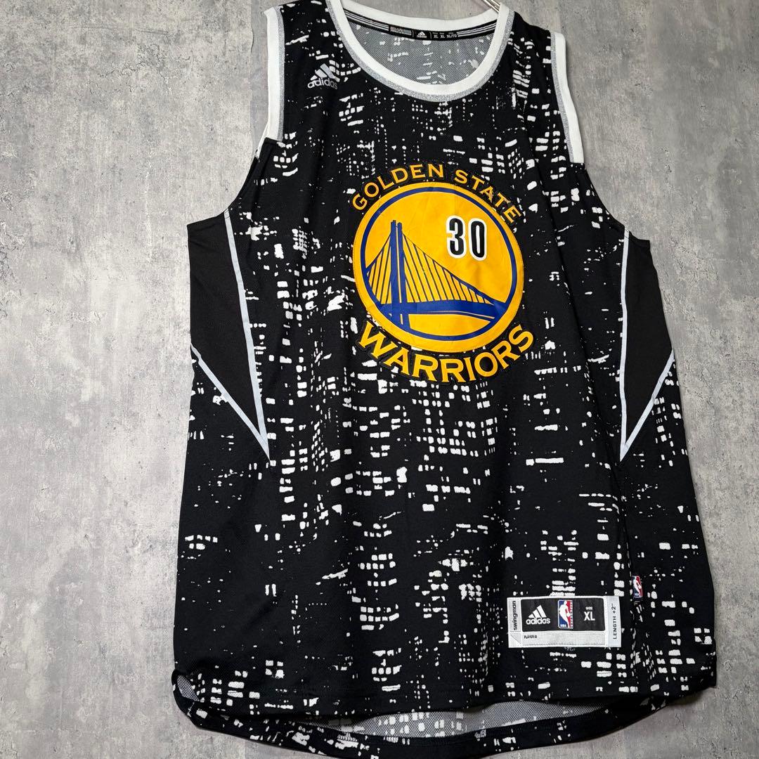 希少デザイン NBA ウォリアーズ カリー シティライト ユニフォーム 刺繍
