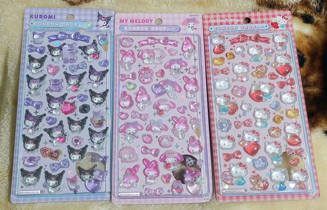 国内正規品 ボンボンドロップシール サンリオ第2弾 6枚 新品 はぴだんぶい
