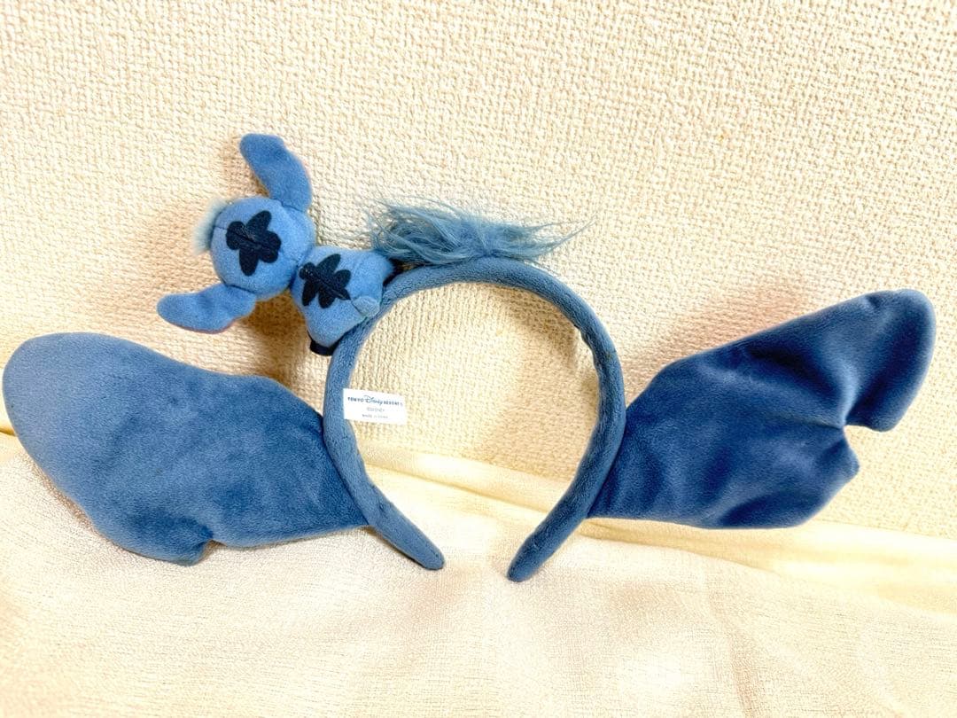 【即日発送】【廃盤品】スティッチ　カチューシャ　ぬいぐるみ　ディズニー