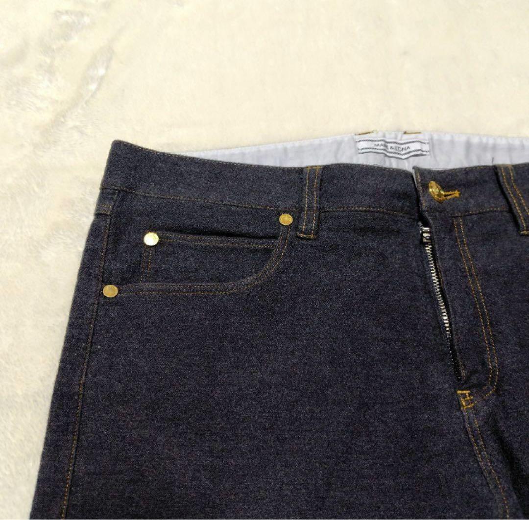 美品　MARK&LONA マークアンドロナ　ストレッチストレートパンツ　XL