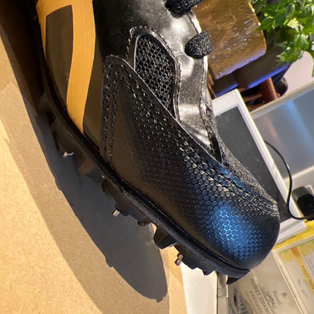 ASICS EFFORT ブラック/ゴールド スパイク　25.5cm 陸上