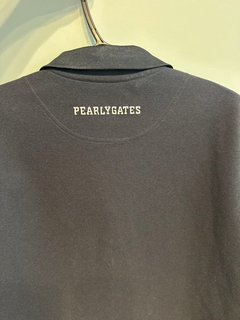 ほぼ新品　PEARLY GATES PG ポロシャツ ネイビー　ゴルフウェア