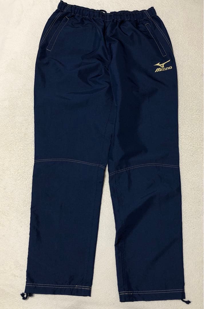 美品　MIZUNO ミズノ　タフブレーカー上下　セットアップ　ネイビー　3XL