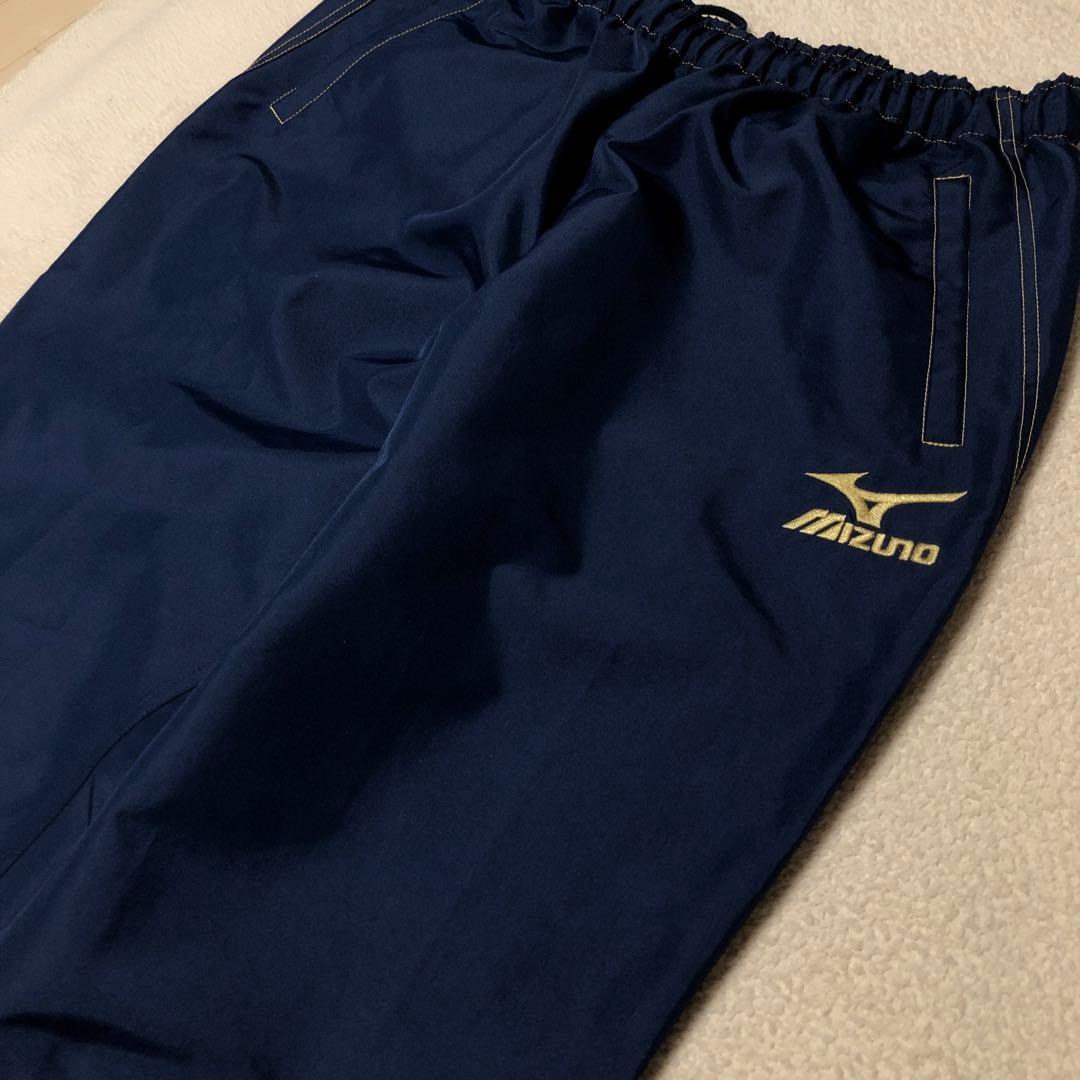 美品　MIZUNO ミズノ　タフブレーカー上下　セットアップ　ネイビー　3XL
