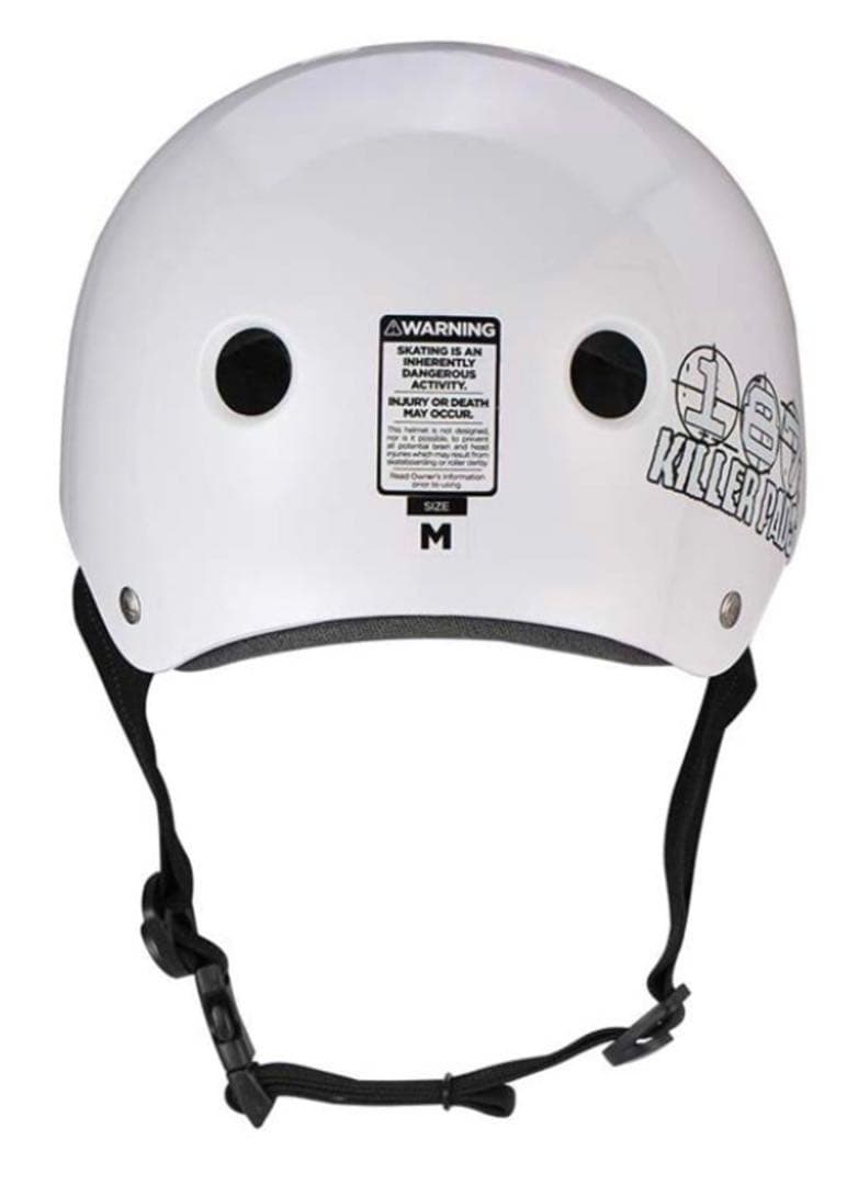スケートボード 187 HELMET SWEAT LINER WHITE GLOSSY