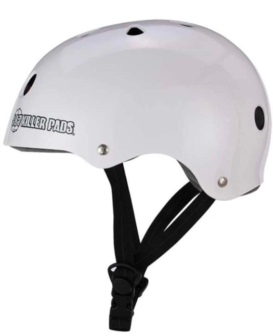 スケートボード 187 HELMET SWEAT LINER WHITE GLOSSY