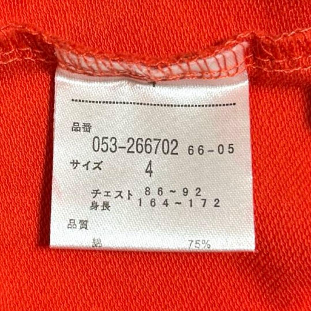 美品★PEARLY GATES★長袖スウェット　メンズ　4(M) オレンジ×黒