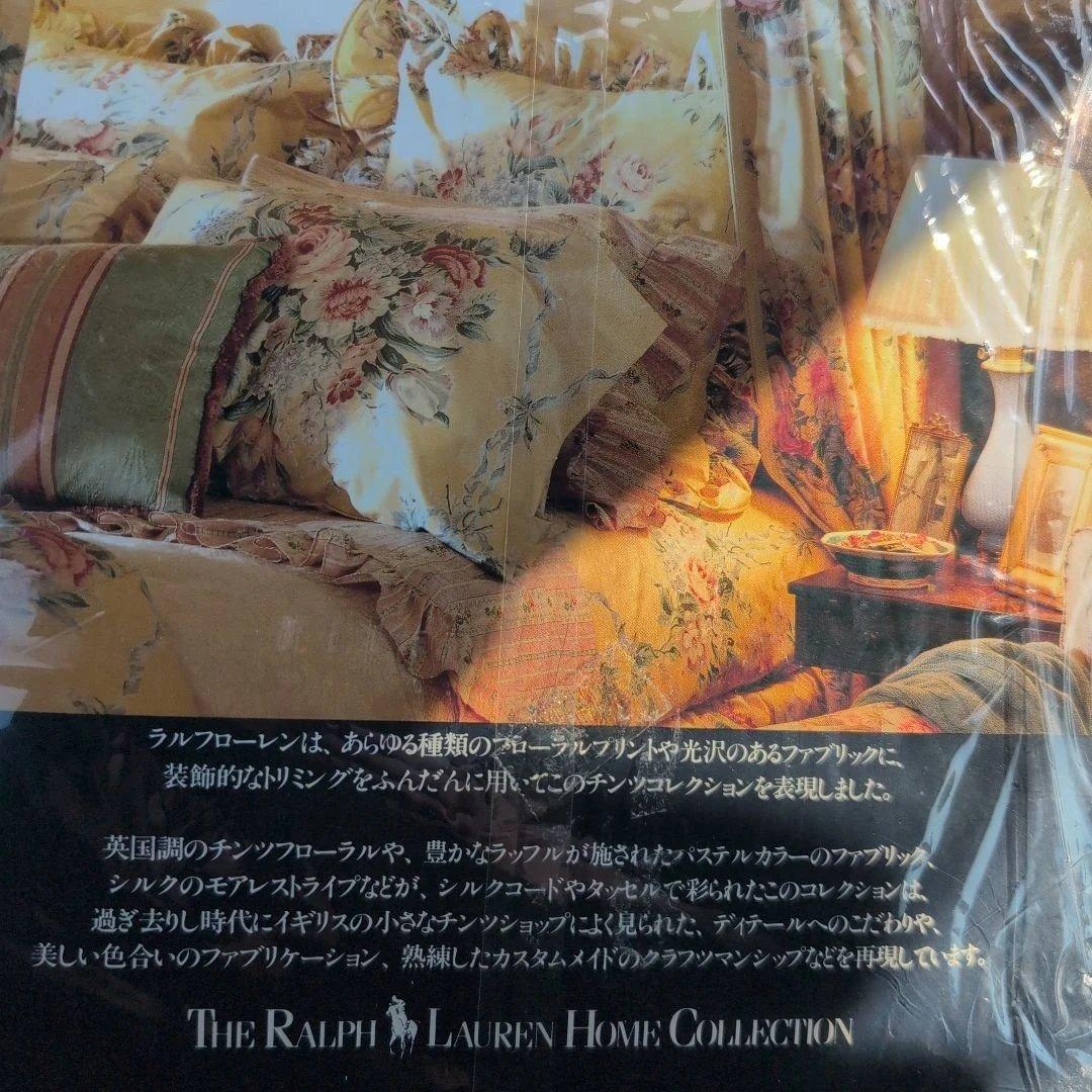 未使用 ラルフローレン フラットシーツ ツイン 花柄 総柄